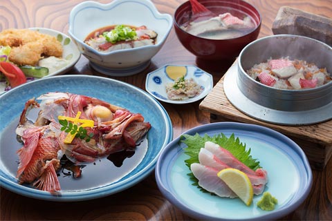 キンメづくしの御前